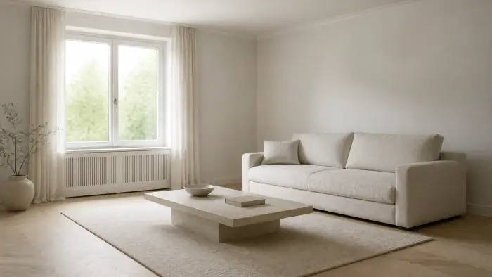 Ambiance minimaliste pour une cuisine